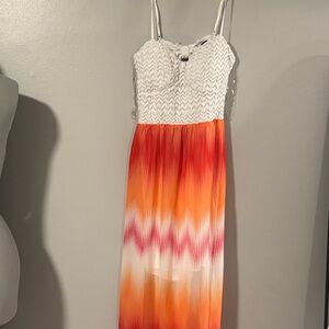 Vibrant Ombre Maxi Dress